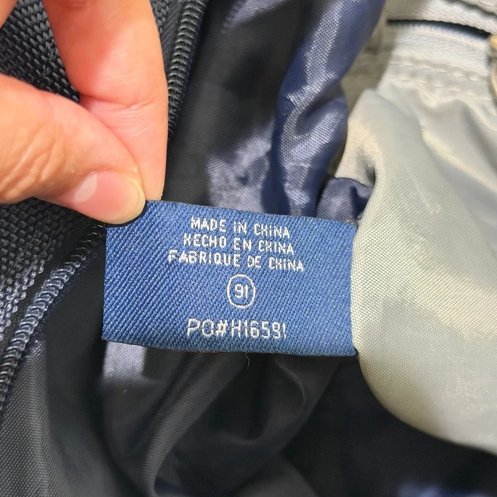 Polo Sport Ralph Lauren Navy Canvas Travel Weekend Tote Bag Vintage Blue